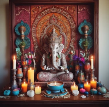 A decorative throne room sits empty.