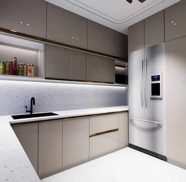 custom kitchen cabinet design Patna