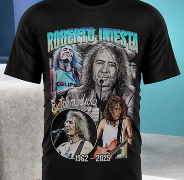 camiseta especial homenaje a Roberto Iniesta de Extremoduro