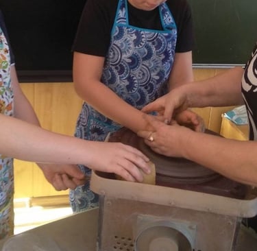 molio edukacija, vyksta žiedimas su taklėmis