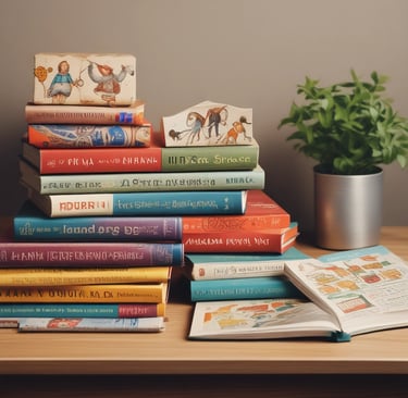 A colorful children's storybook with engaging illustrations.