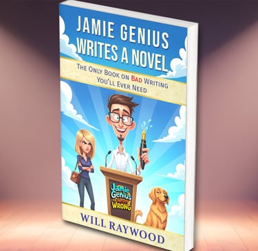 Book: Jamie Genius Writes a Novel: The Only Book on Bad Writing You’ll Ever Need by Will Raywood