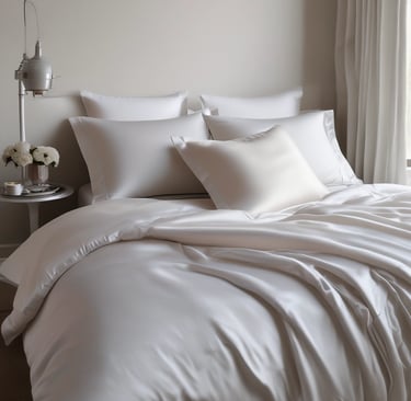 white textile on black textile