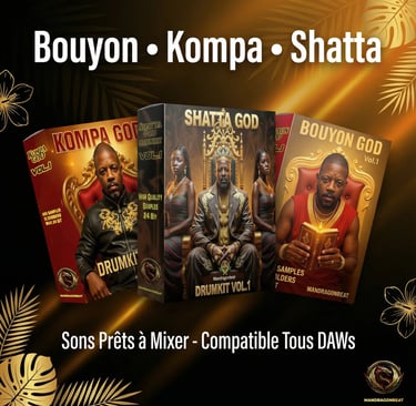 a group of three books with a gold and black cover