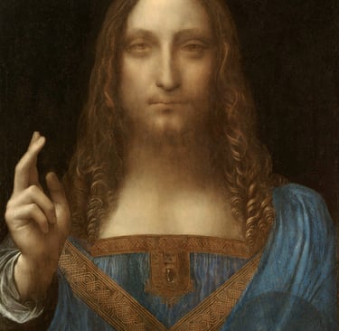 Salvador Mundi by da Vinci reproduction