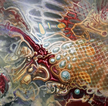 an original acrylic on canvas painting by Eric Stiles