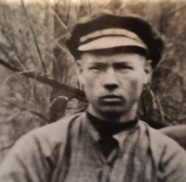Photo d'un homme pendant la guerre d'espagne