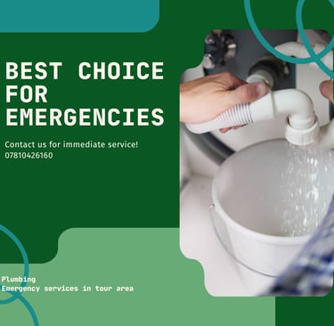 Burst pipe and toilet leak repair service