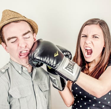 un couple se dispute