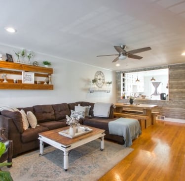 Discover our charming farmhouse inspired duplex rental in Nashville's Cherokee Park neighborhood.