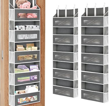 Space Saving Over The Door Organizer For Small Space Living