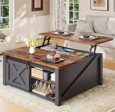 Space Saving Lift Top Coffee Table Useful for Small Apartment Living