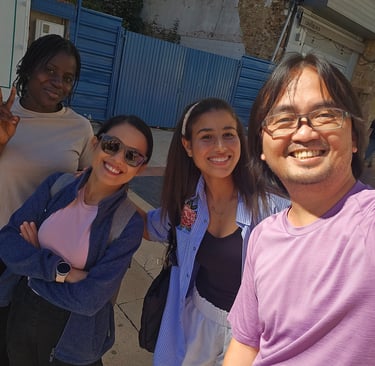 MJ & Seven with classmates