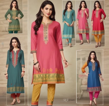 A person dressed in elegant traditional attire, featuring a detailed white and gold gown with intricate lace and bead embellishments. The individual is wearing a matching headpiece and holding an embellished clutch. Henna designs adorn their hands.