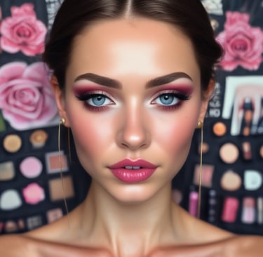 a pink wall with the number twenty four in it