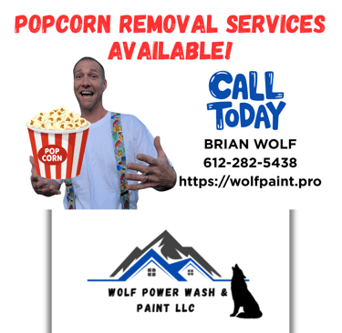 popcorn removal service