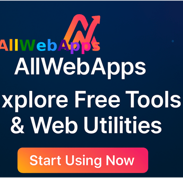 a webpage with the words allweabs free tools