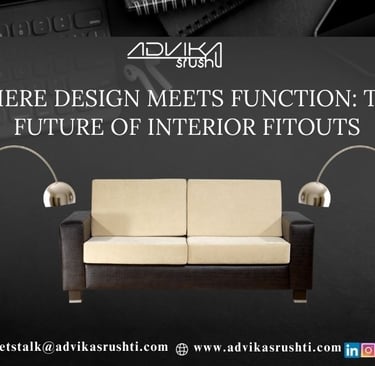 Contemporary interior fit out with a mix of smart design, functionality, technology.