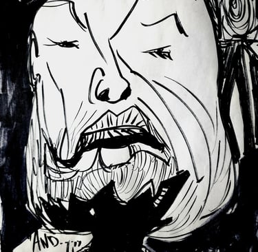 Alfred Hitchcock by J. Cohen for Killing Gatsby 2025