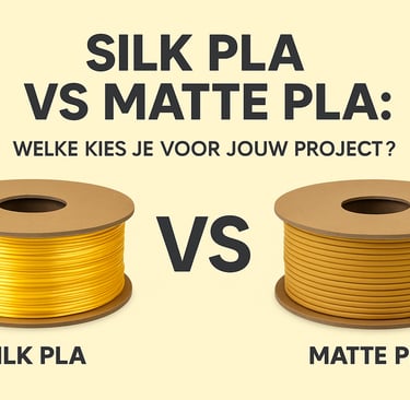 silk PLA vs matte PLA