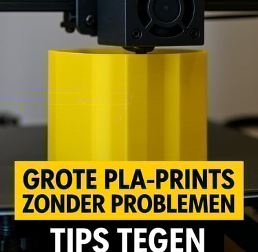Grote PLA prints zonder problemen