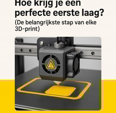 hoe krijg je een perfecte eerste laag 3d printen