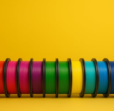 PLA filament koppelprint