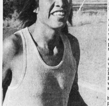 Frank Nez was one of the five seniors who led Coconino Cross Country to the 1977 state title