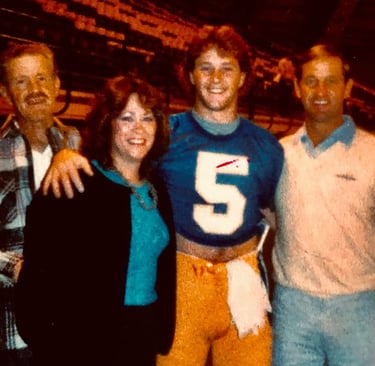 Terry Mahan at NAU, 1980s