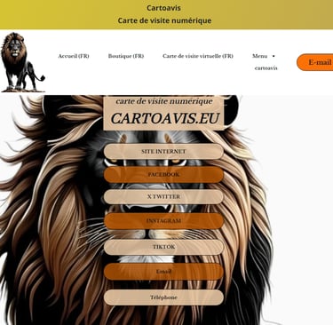 Exemple de carte de visite numérique