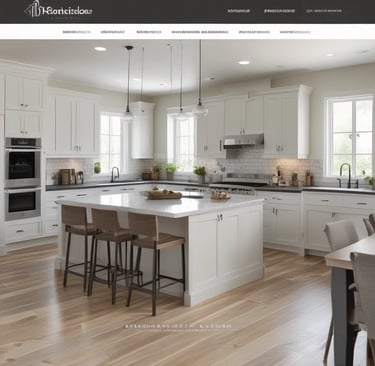 A sleek, modern office desk with a laptop open to a chat screen, softly lit by natural light from a nearby window.