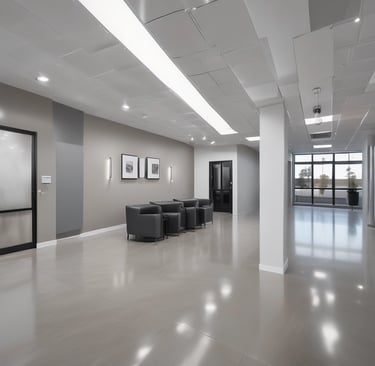 Bright, modern kitchen with sleek cabinetry and polished countertops in a renovated Orlando home