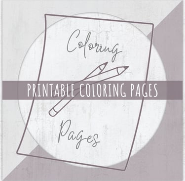 Downloadable, printable coloring pages for adults and kids