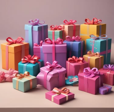 person holding white and red gift box