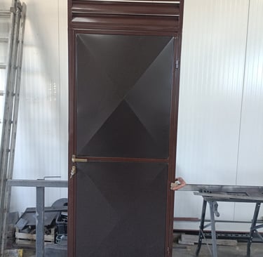 vrata za podrum, vrata od metalnih profila, lufter, kragujevac, beograd