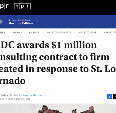 a headline from St. Louis Public Radio