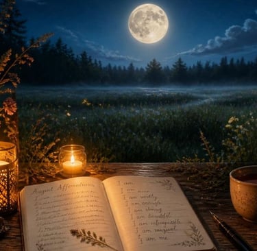 Sturgeon Moon Affirmations Soul Sisters Tarot