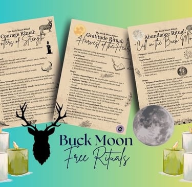 Buck Moon Rituals Download Soul Sisters Tarot