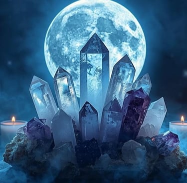Crystals for Blue Moon