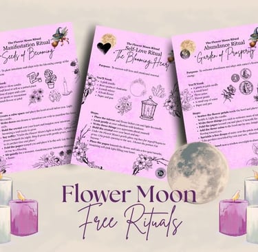 Flower Moon Free Rituals Soul Sisters Tarot