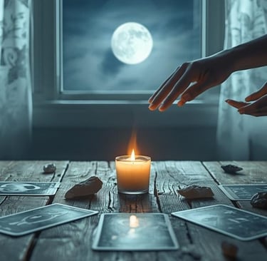 Täiskuu taro kaardipaigutus Soul Sisters Tarot