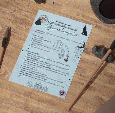 Hundikuu rituaal Soul Sisters Tarot