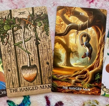 If Sturgeon Moon Were a Tarot Card, It Would Be The Hanged Man Soul Sisters Tarot