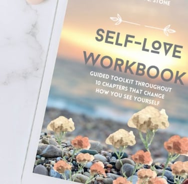How to love yourself fully, self-love workbook cover Soul Sisters Tarot