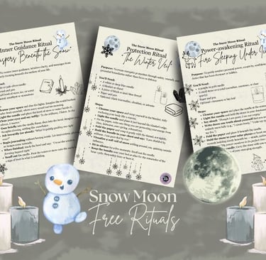 Snow Moon Ritual Soul Sisters Tarot