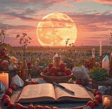 Strawberry Moon Manifestation Signs Soul Sisters Tarot