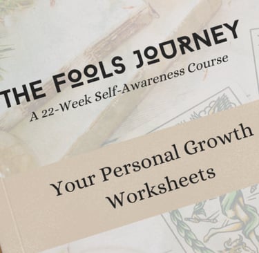 The Fool's Journey Self-awareness Course Soul Sisters Tarot