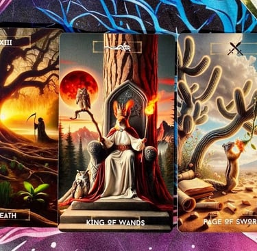Kolme kaardi ladumisviis Soul Sisters Tarot