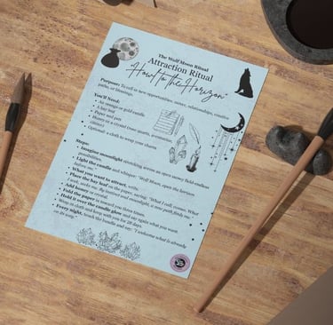 Wolf Moon Rituals Soul Sisters Tarot