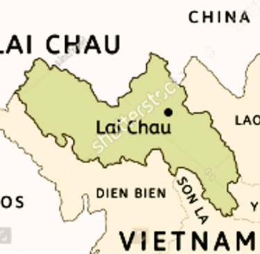 Map Lai Chau Vietnam